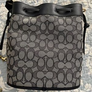 SOLD***Coach Filed Tote Bucket Bag